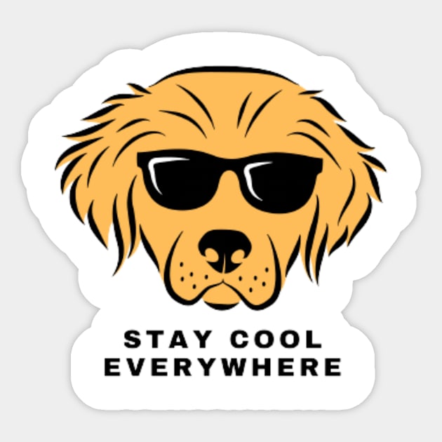 Stay cool everywhere Sticker by MIDALE